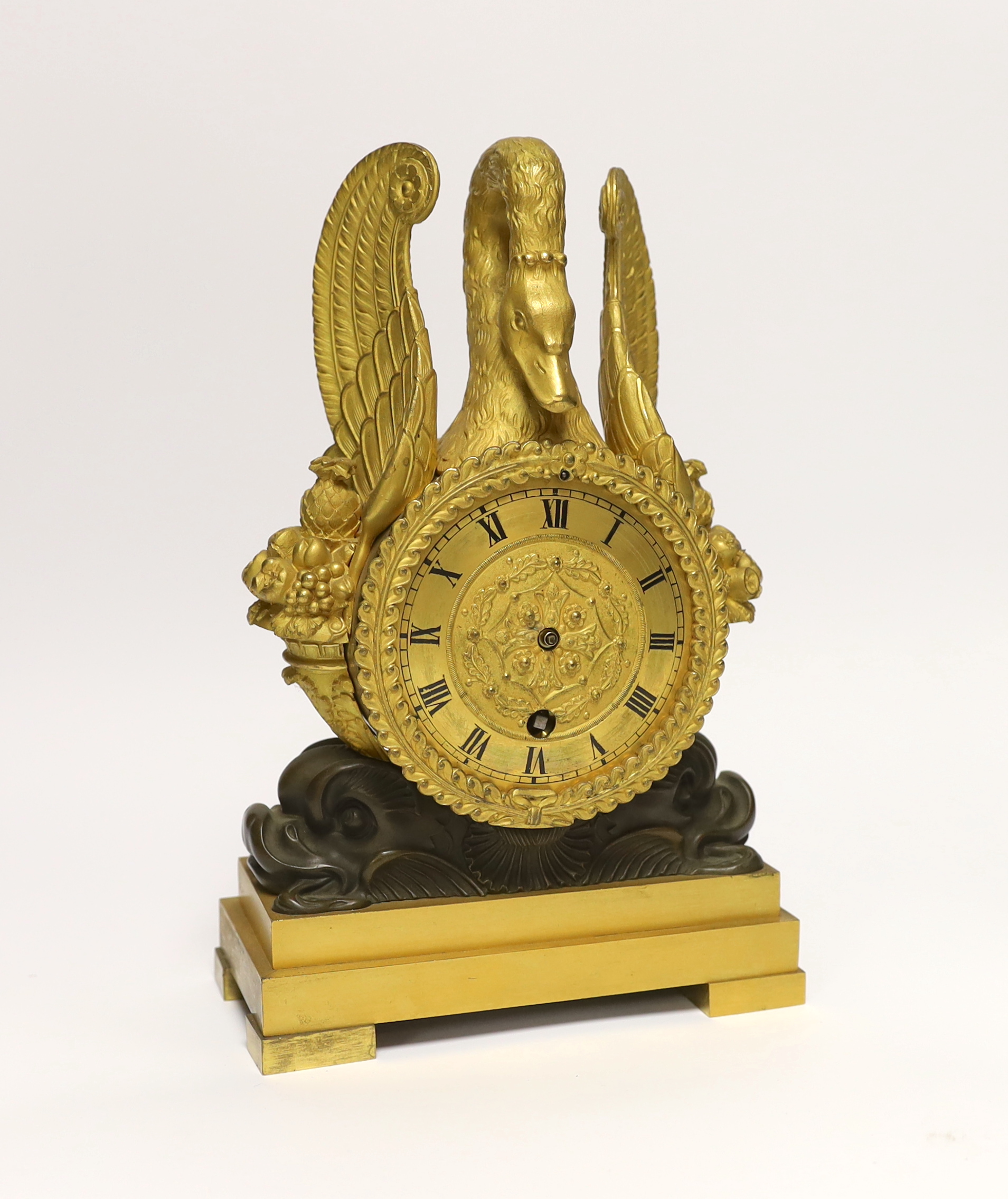 J. Schwearer, Regents Park, a Regency bronze and ormolu mantel timepiece